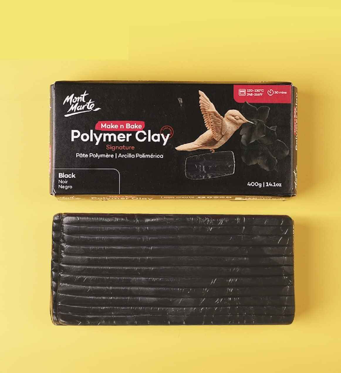 Mont Marte Make n Bake Polymer Clay Signature 400g Block - TTpen