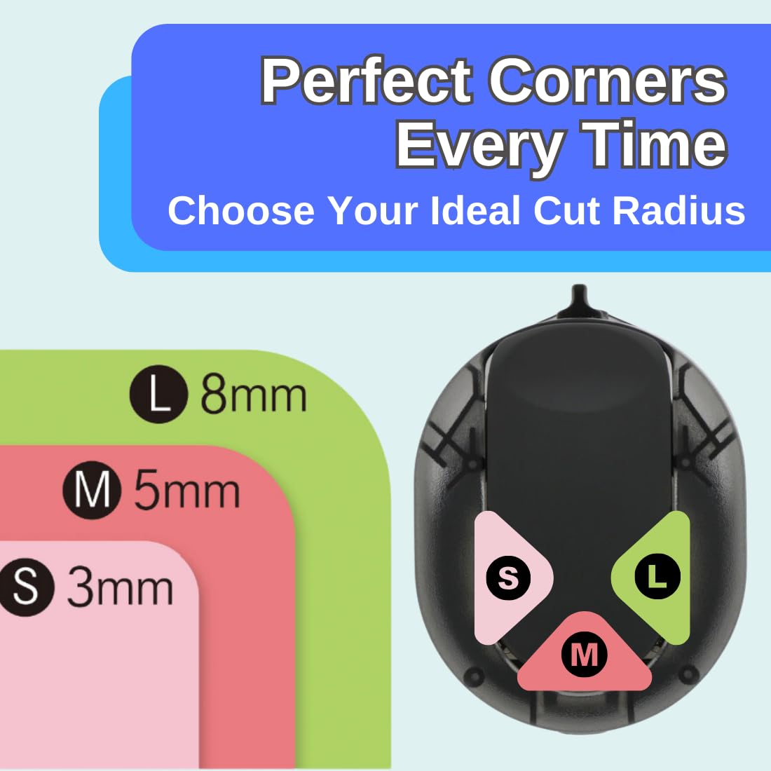 Sun-Star Kadomaru PRO NEO 3-Way Corner Cutter