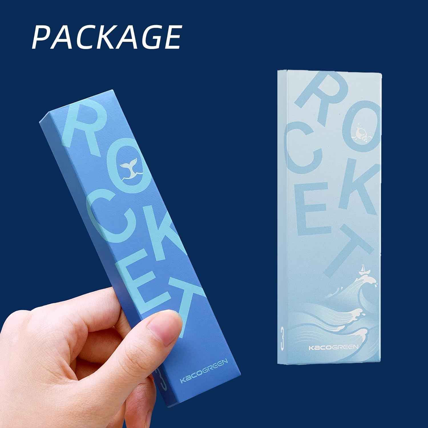 Kaco Retractable Gel Ink Pens 0.5mm Fine Point,6 Pack - TTpen