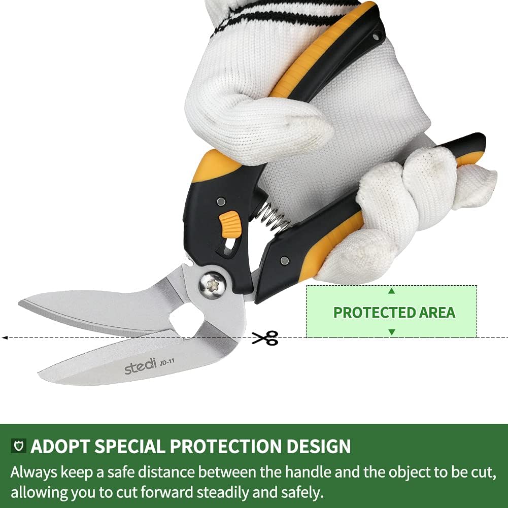 Stedi 9-Inch Scissor Heavy Duty Cardboard and Carpet Shears - TTpen