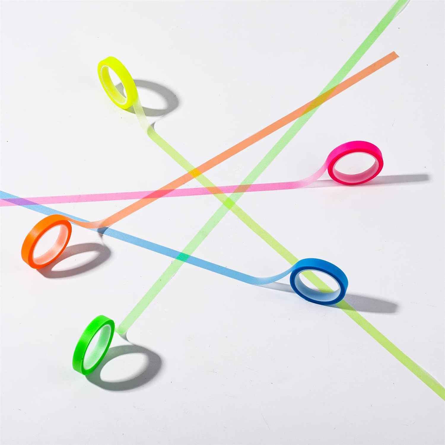 10 Rolls Removable 5 Color Highlighter Tapes for Students Teachers - TTpen