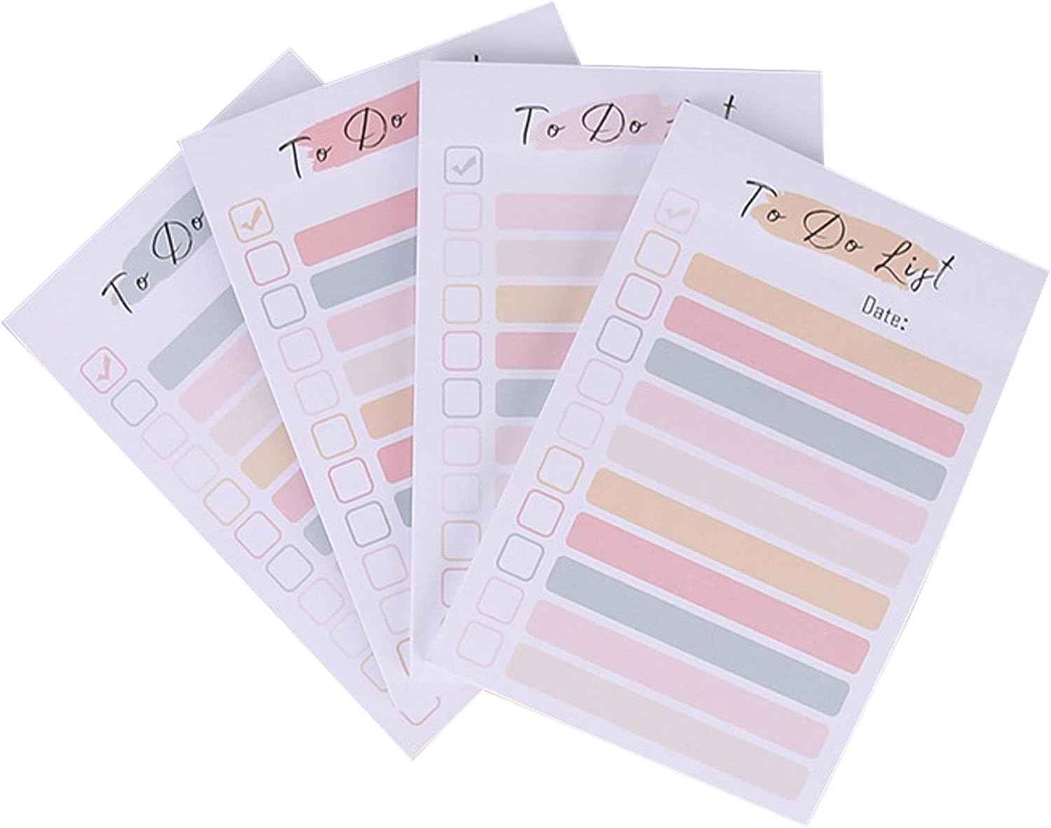 To Do List Memo Sticky Notes 4 Color 50 Sheets/Pad - TTpen