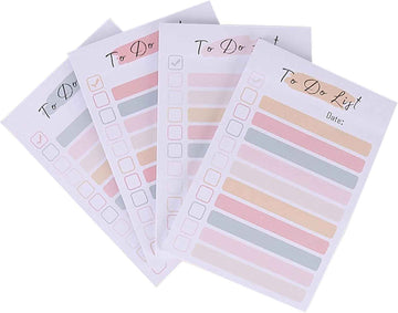 To Do List Memo Sticky Notes 4 Color 50 Sheets/Pad - TTpen