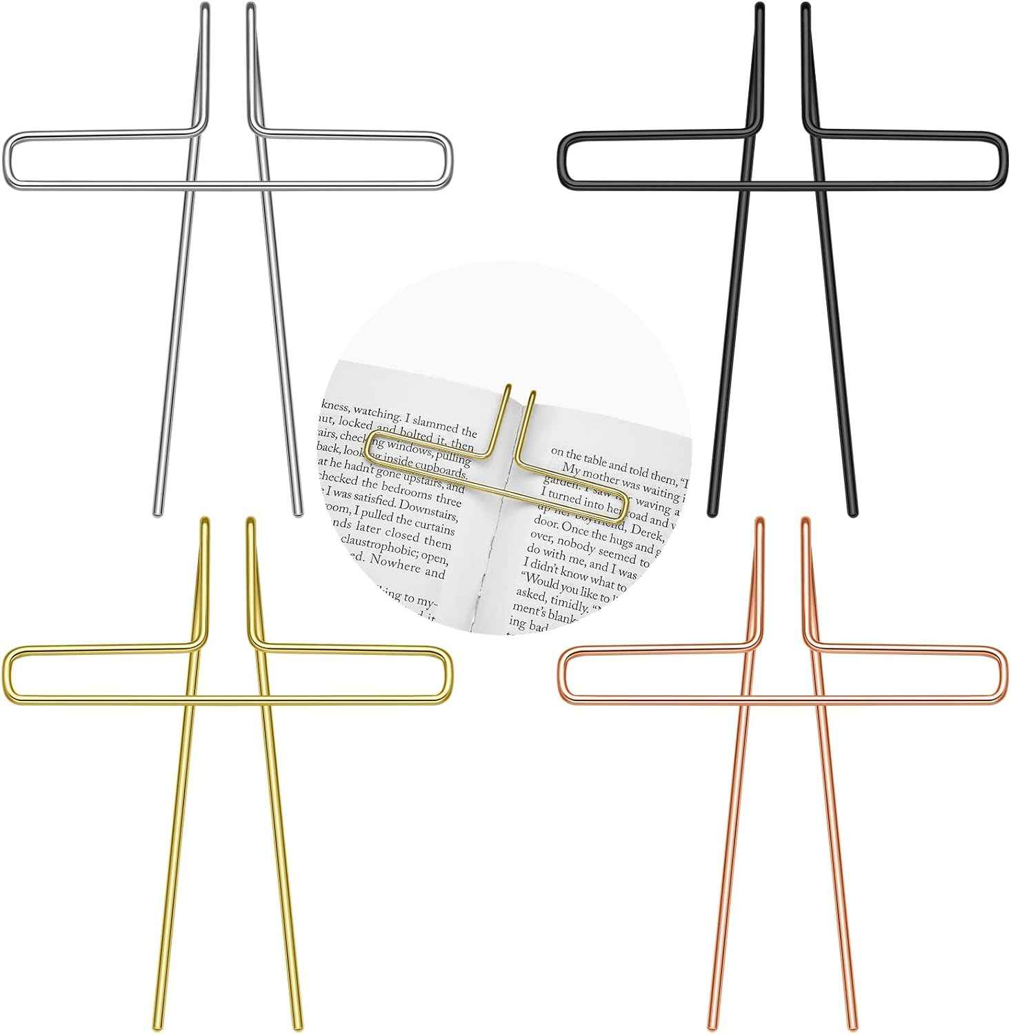 Music Book Metal Clip Book Page Holder for Reading 4 Colors - TTpen