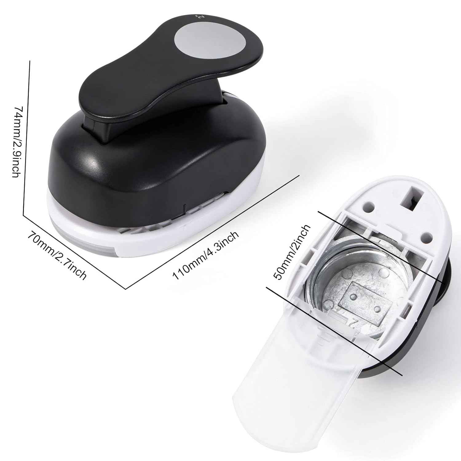 2 Inch Craft Hole Paper Punch Shape Circle for Cardstock,Scrapbooks - TTpen