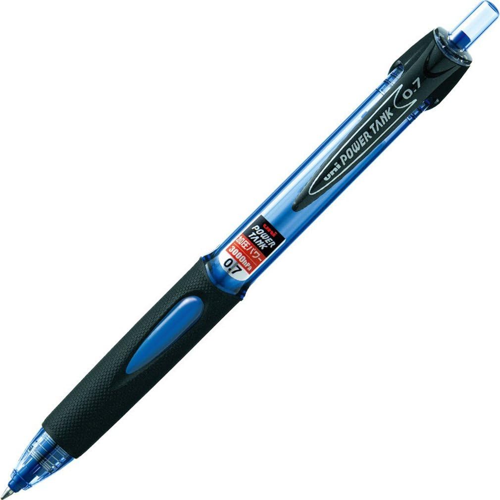 Uni Power Tank Pressurized Ballpoint Pen 0.7mm 2 Pack