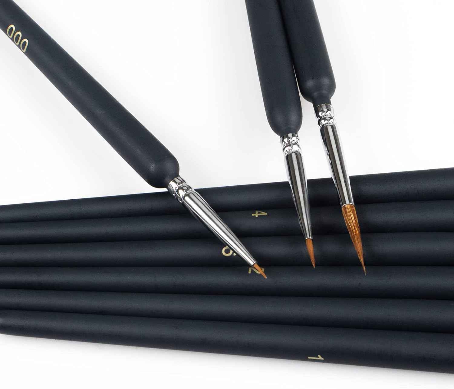 9pcs Miniature Paint Brushes Set for Fine Detailing & Art Painting - TTpen