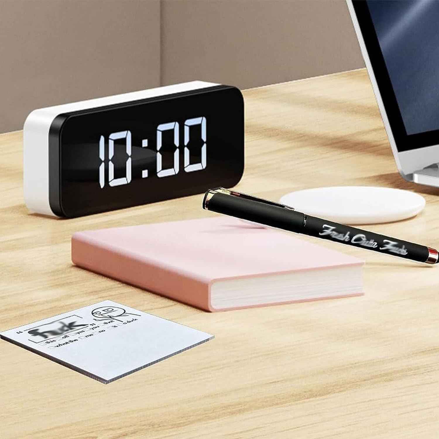 Fresh Outta Fucks Pad and Pen with Funny Stickers 2 Pack - TTpen