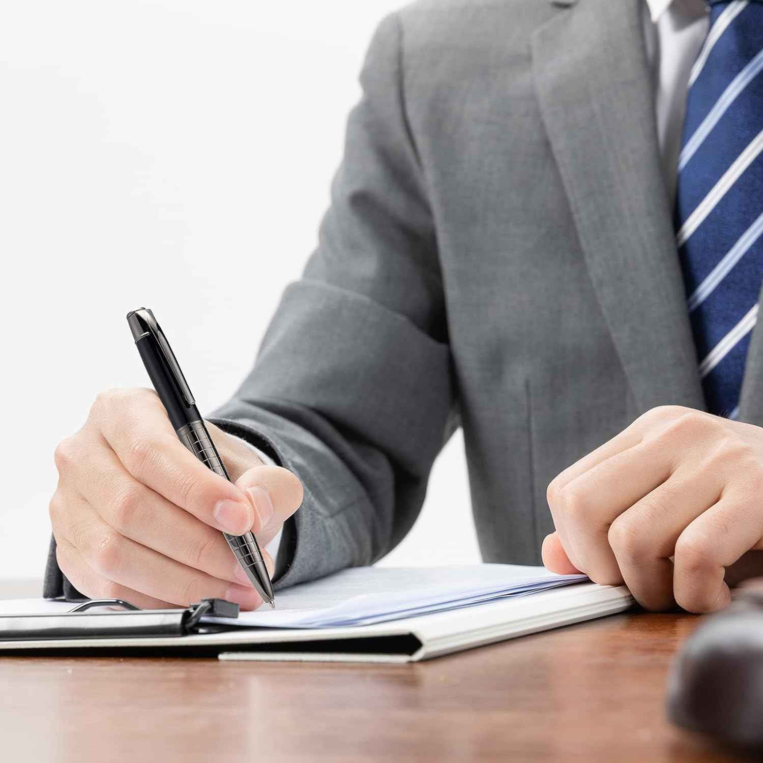 3pcs Twistable Metal Ballpoint Pens with 6 Extral Refills Set - TTpen