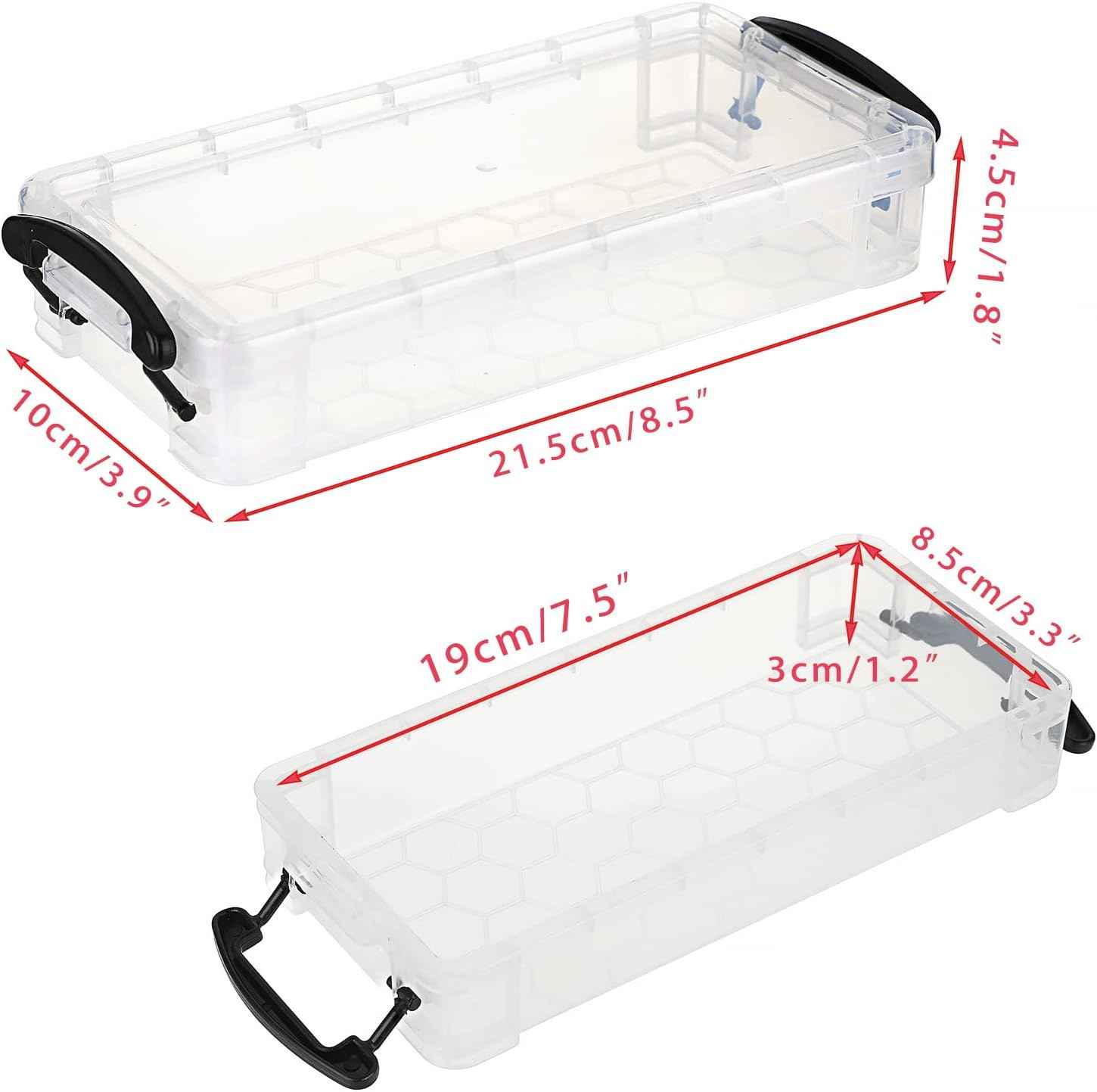 6 Large Capacity Pencil Box,Office Supplies Storage Organizer Box - TTpen