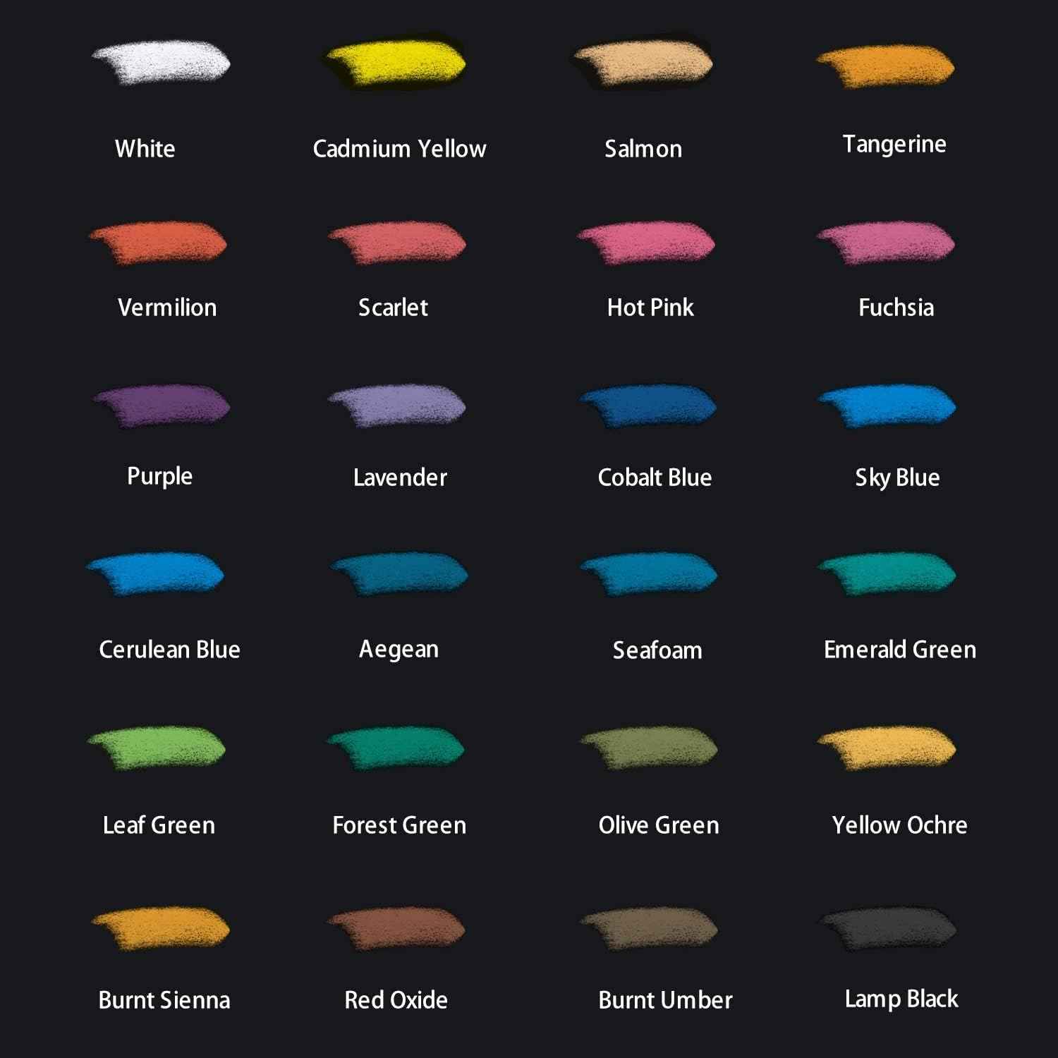 Mont Marte Soft Pastels in Tin Box Signature 24 Colours - TTpen