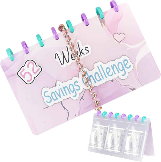 52 Weeks Saving Challenge Binder Budget Planner - TTpen