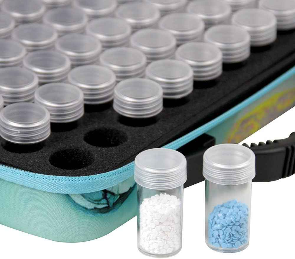 60 Slots Diamond Painting Storage Container,Accessory Kit with Tools - TTpen