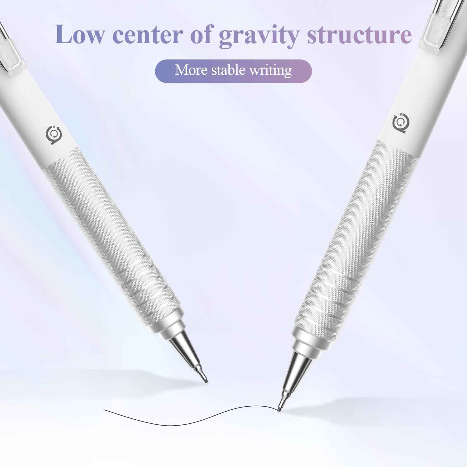 M&G 3PCS 0.5mm Mechanical Pencils with HB Lead Refills Set - TTpen