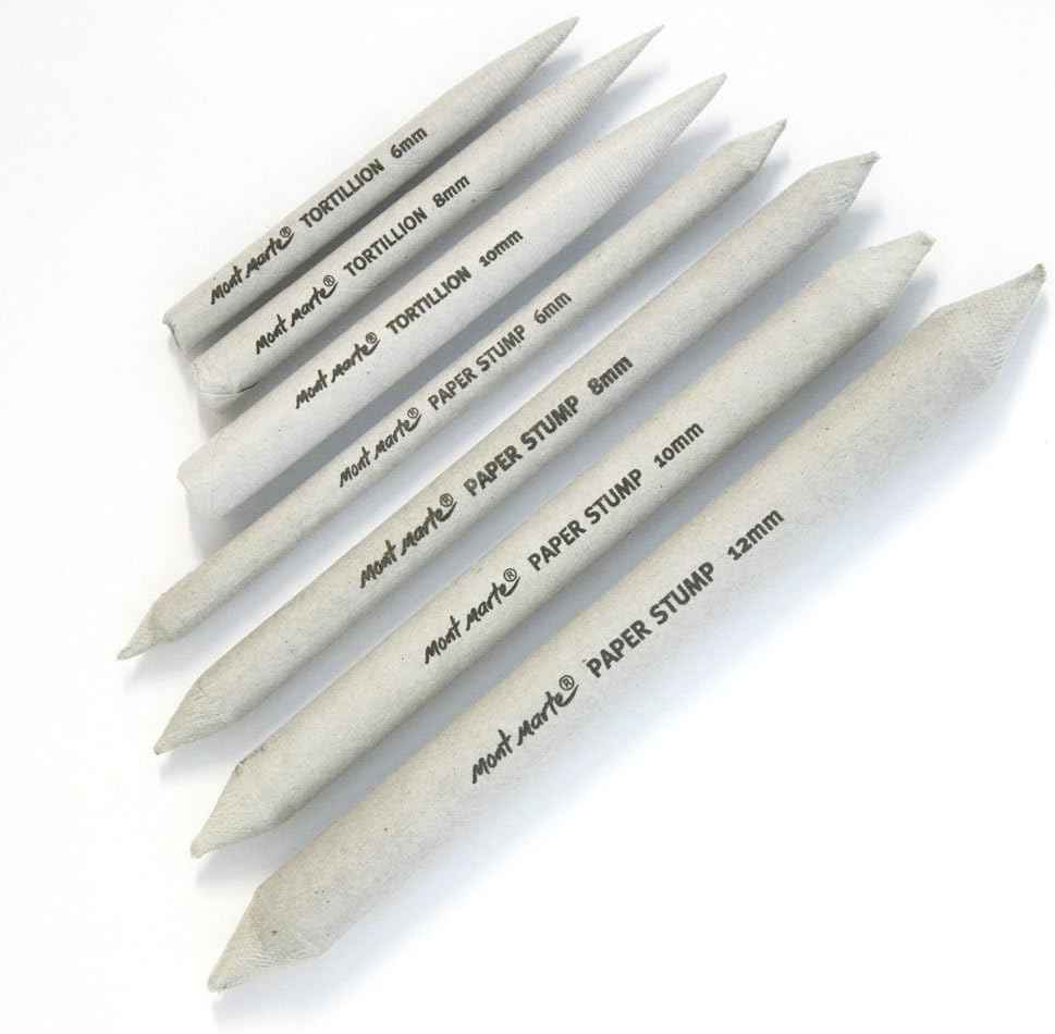 Mont Marte Pastel and Charcoal Blenders,7 Piece - TTpen