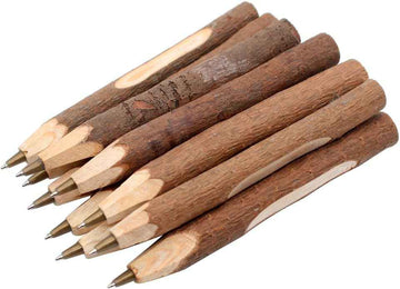 10PCS Handmade Wooden Vintage Original Ecological Wood Ballpoint Pen - TTpen