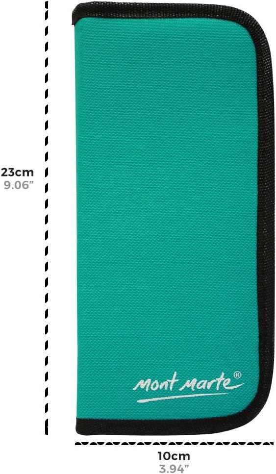 Mont Marte Art Paint Brushes Set with Case,10 Different Size - TTpen