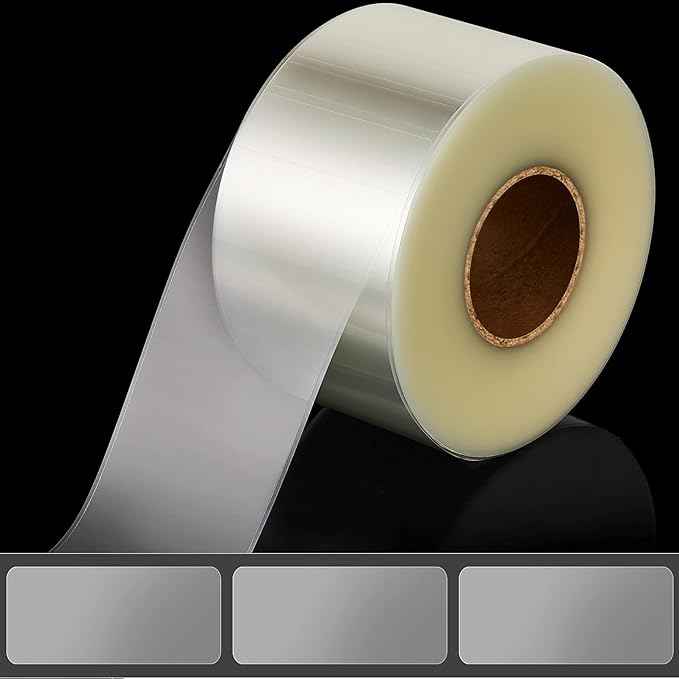 500pcs Clear Waterproof Sticker Protector Labels 52 x 103mm - TTpen