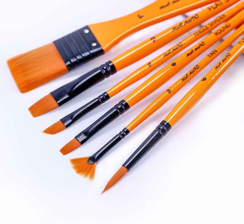 Mont Marte 10pcs Art Paint Brushes Set for Acrylic Painting - TTpen