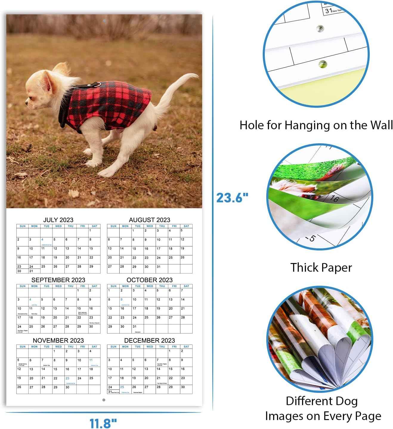 2024 Wall Calendar Crapping Dogs - TTpen
