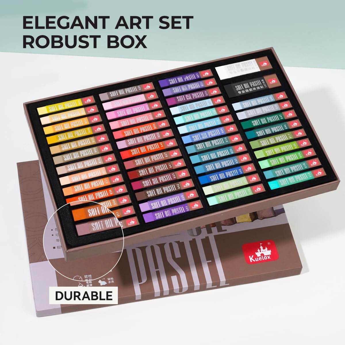 48 Square Oil Pastels for Artists
