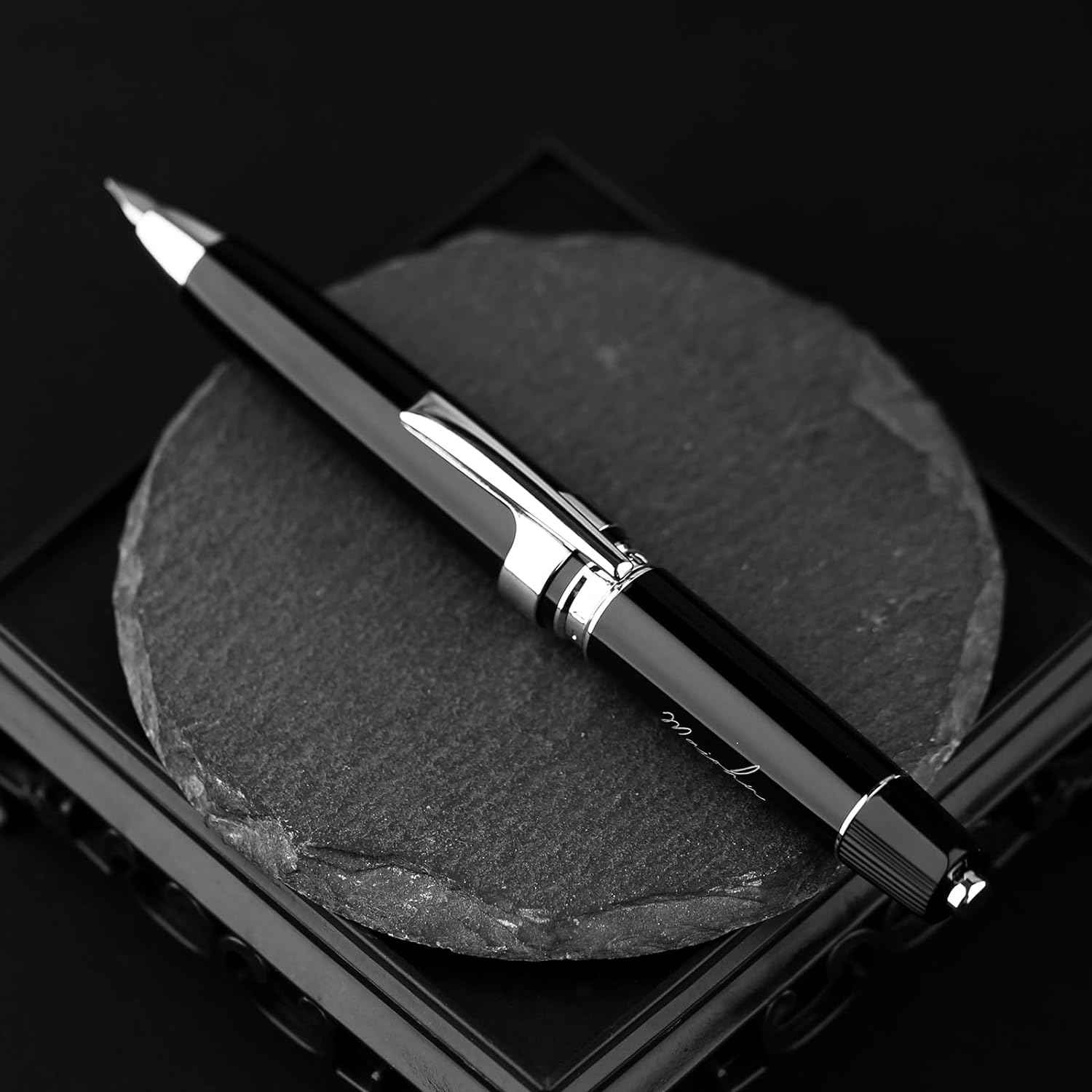 Majohn A3 Fountain Pen Retractable Extra Fine Nib with Converter Case Set - TTpen