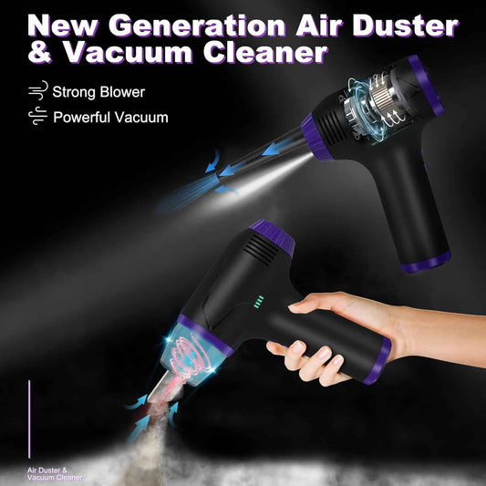 Electric Compressed Air Duster Computer Vacuum,15000mAh Rechargeable - TTpen
