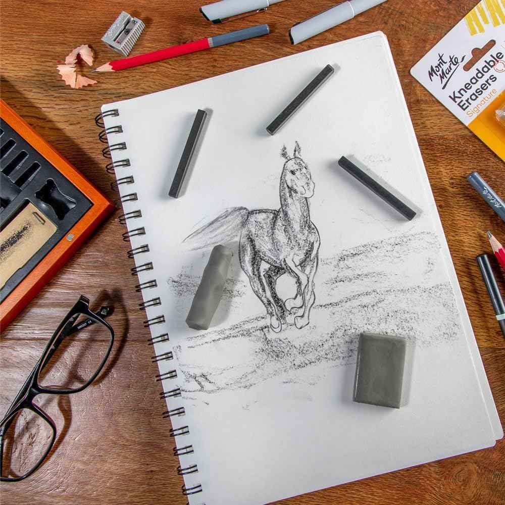 Mont Marte Kneadable Erasers Signature for Artists Drawing Sketching - TTpen