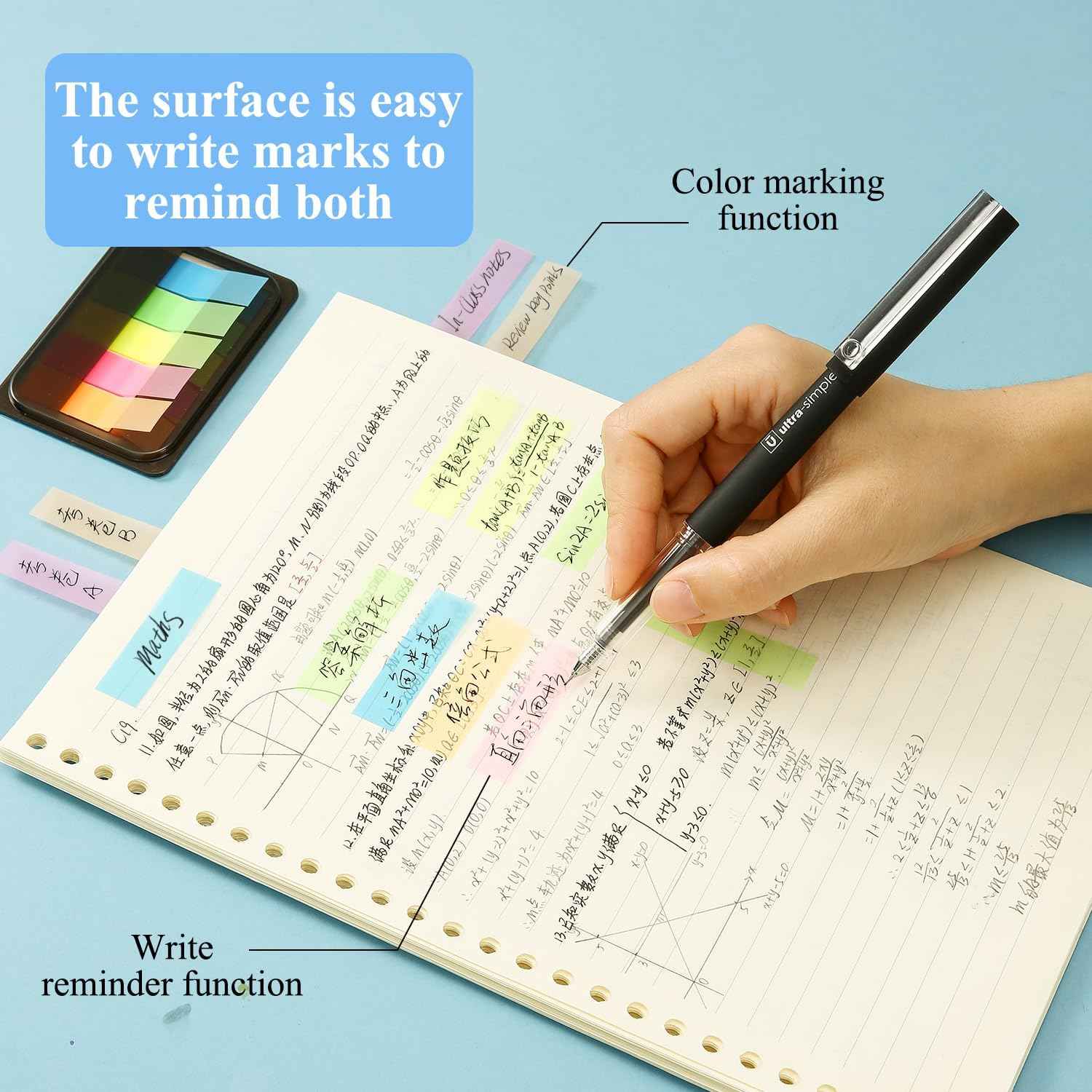 400PCS Page Markers Sticky Index Tabs Transparent Notes - TTpen