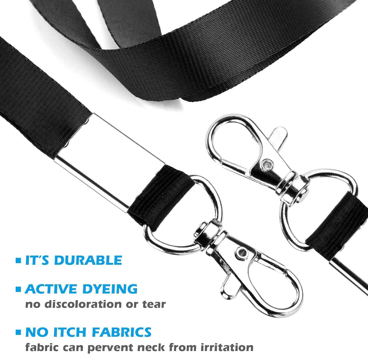 30Pcs Clear ID Badge Holders Vertical with Lanyard - TTpen