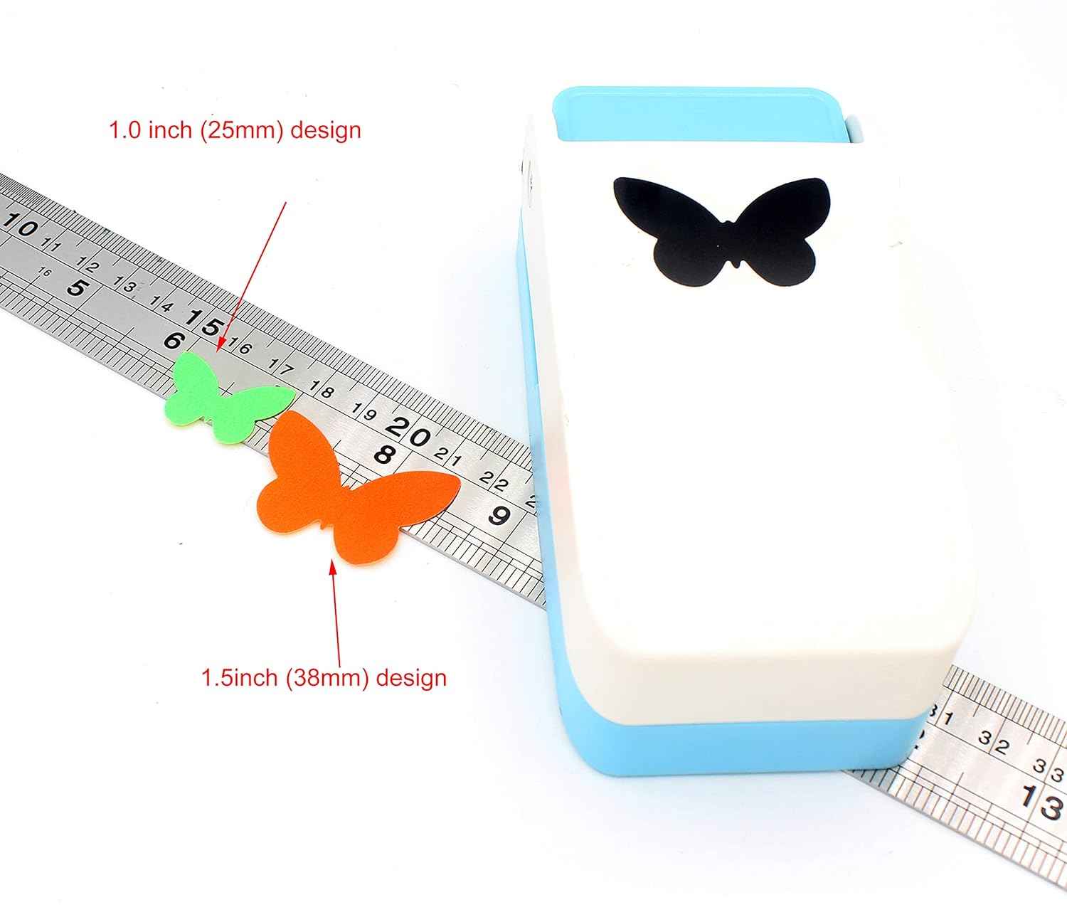 38mm Craft Scrapbooking Embossing Paper Pucher Butterfly 1.5inch - TTpen