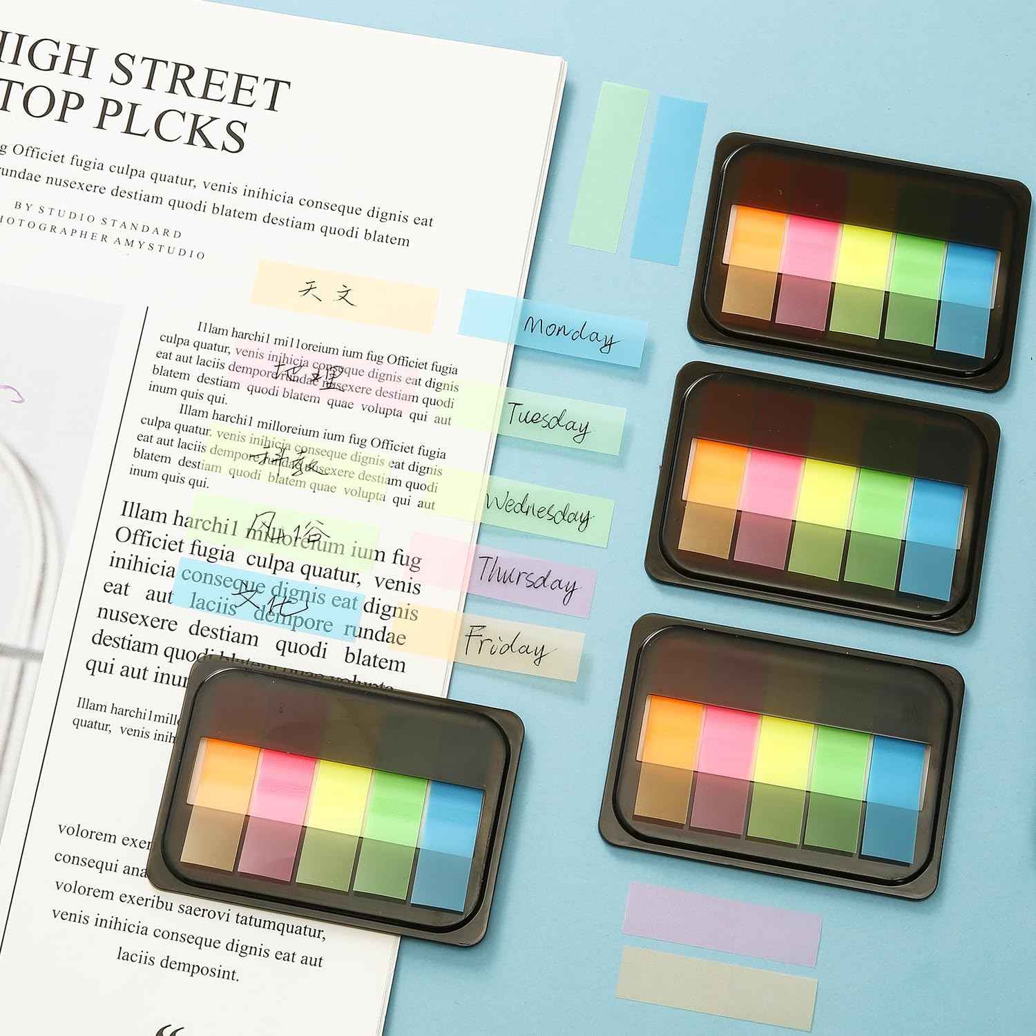 400PCS Page Markers Sticky Index Tabs Transparent Notes - TTpen