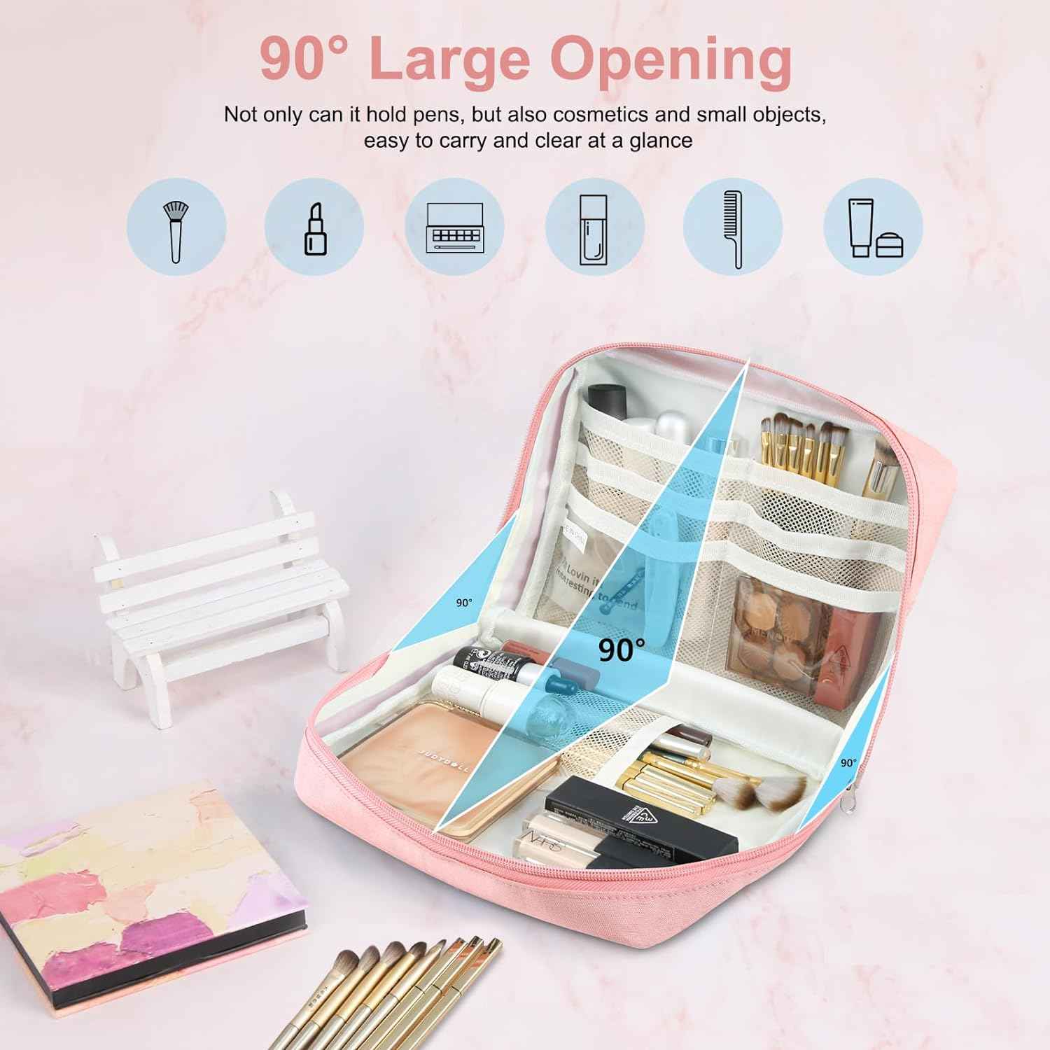 AddFun Portable Pencil Bag,Large Pencil Case for Teen Boys Girls - TTpen