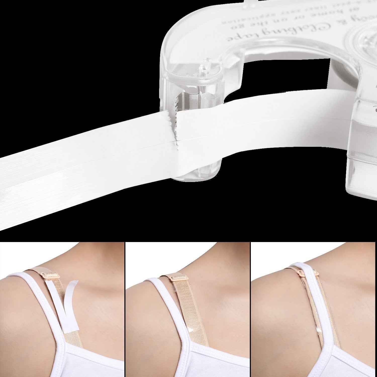 Double Sided Body Clothing Invisible Lingerie Tape Dispenser 4 Pack