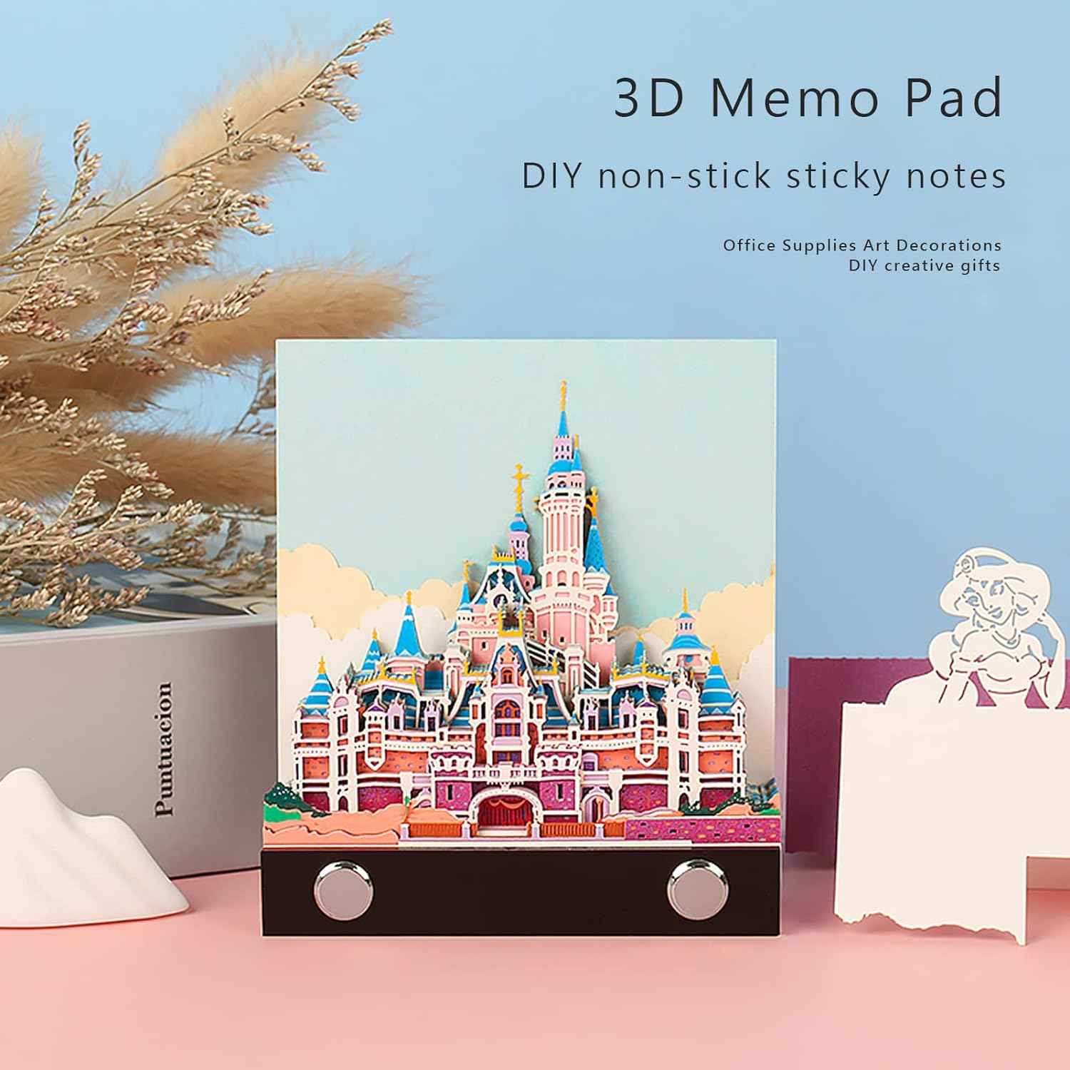 Fairy Tale Castle 3D Sticky Note Paper Memo Pad - TTpen
