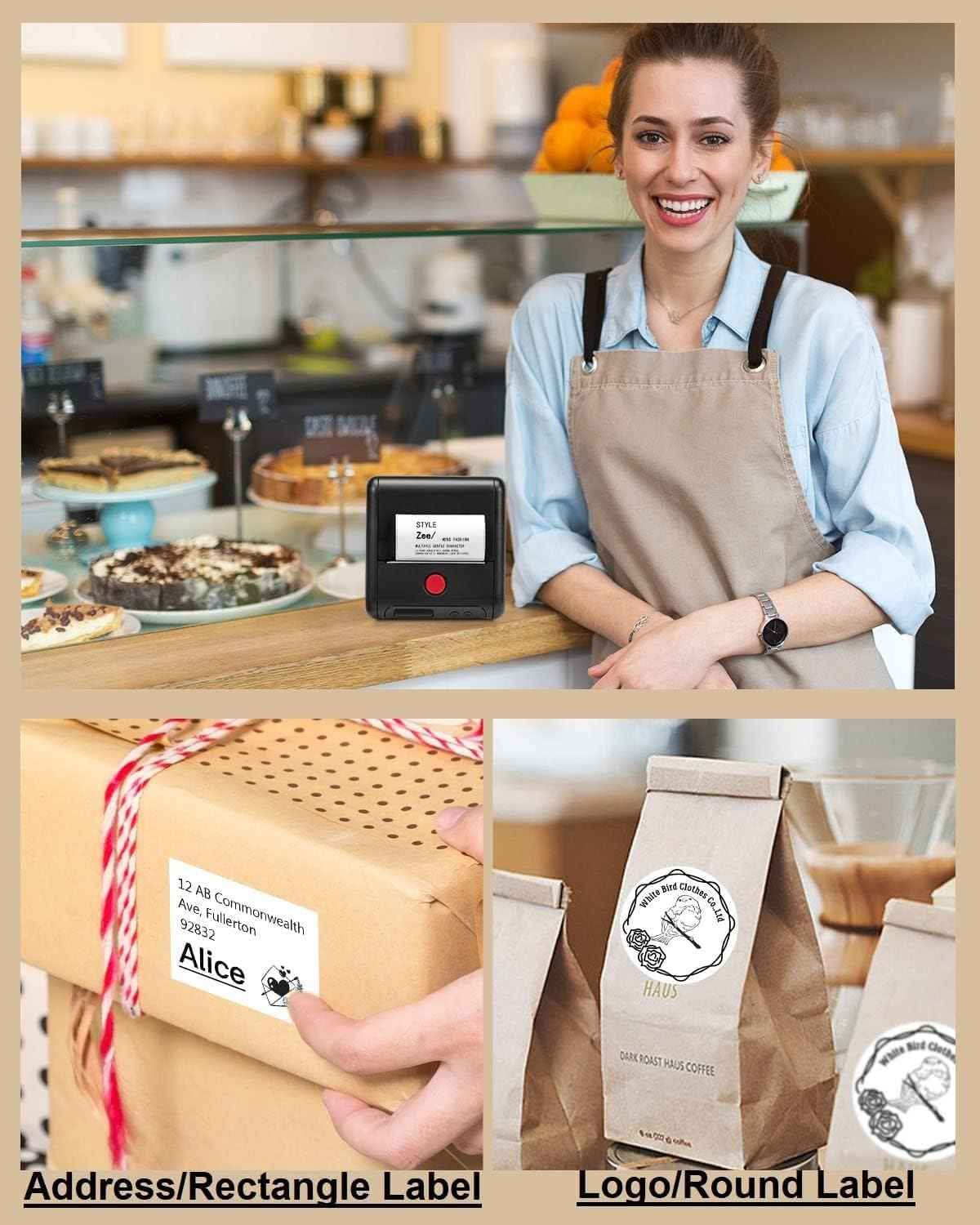 Phomemo M200 Label Maker,Bluetooth Thermal Label Printer (Type-C Charger) - TTpen