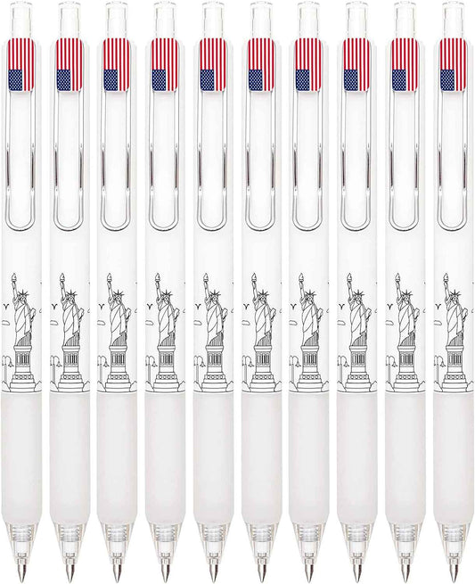 COLNK Retractable Gel Pens 0.5 Black Ink Writing Pen,Fine Point,12-Count - TTpen