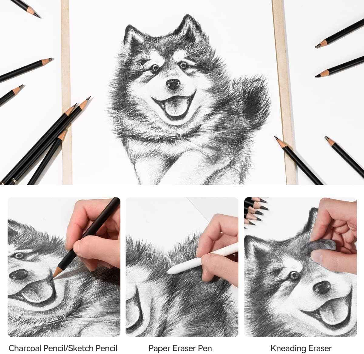 30pcs Professional Art Drawing Sketching Pencils - TTpen