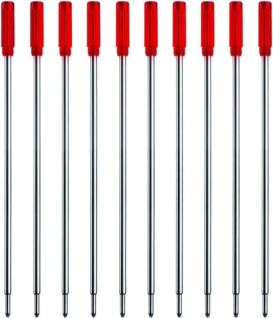 10pcs Black Ink Refills,Replaceable Pen Refills,1mm Medium Tip 116mm - TTpen