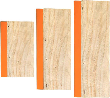 3 Pieces Screen Printing Squeegees - 3 Sizes (5.9/9.4/13.7 Inch)