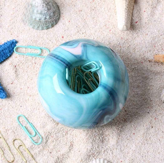 100pcs 28mm Paper Clips in Elegant Magnetic Clip Holder - TTpen