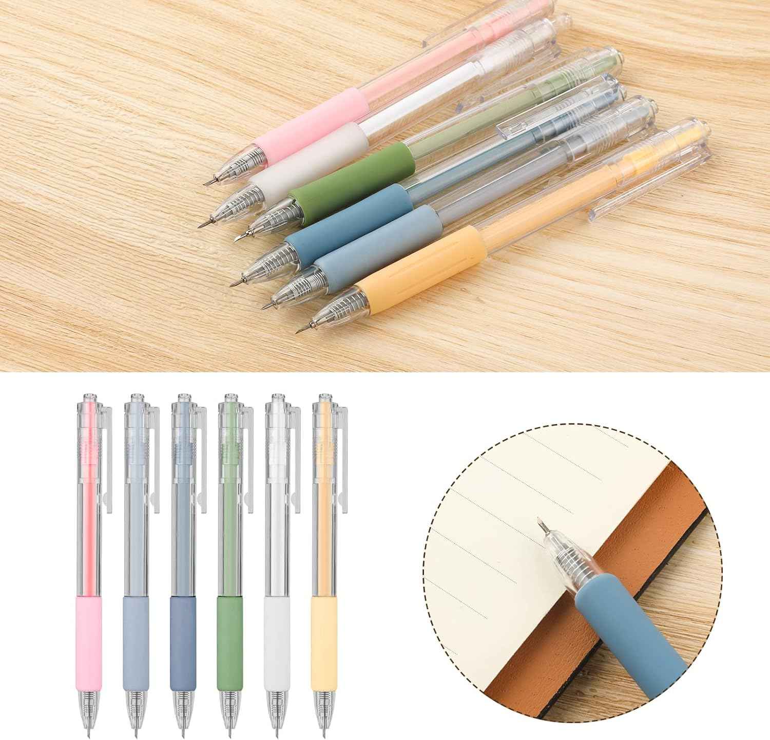 6pcs Craft Cutting Paper Pen Cutter Tool,ABS Resin Utility Knife Pen - TTpen