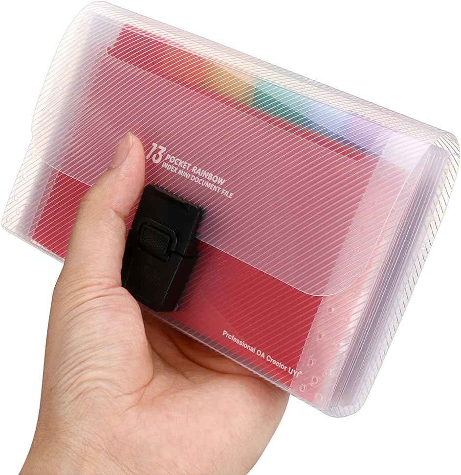 13 Pocket Accordian Mini Expanding File Folder A6 - TTpen