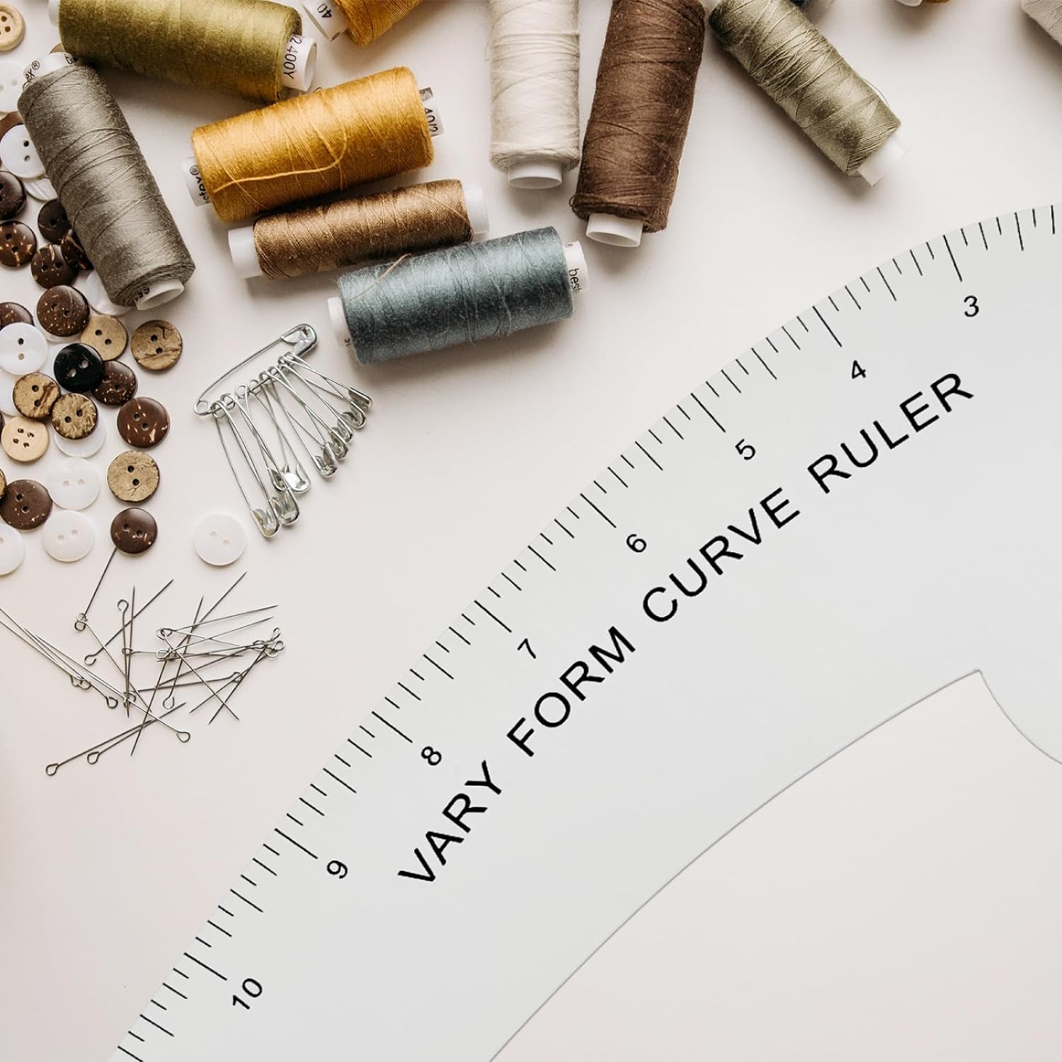 Vary Form Curve Ruler 12“ French Curve Ruler for Measuring Sewing