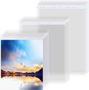 Clear Sleeves Storage Transparent Sealing Bags for Art Photo - TTpen