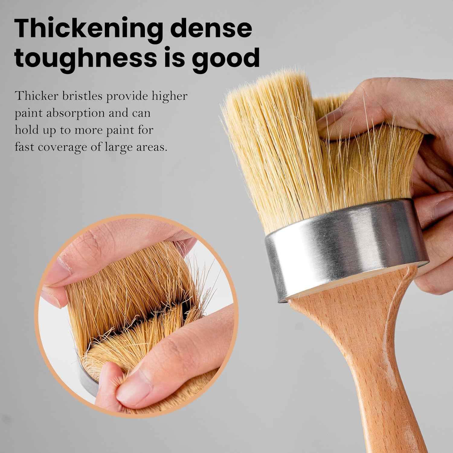4pcs Chalk and Wax Paint Brush Furniture Set - TTpen