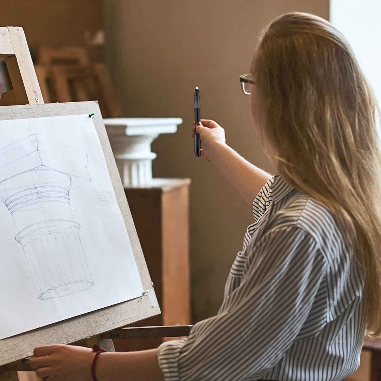 Mechanical Retractable Pen Style Eraser with Refill - TTpen