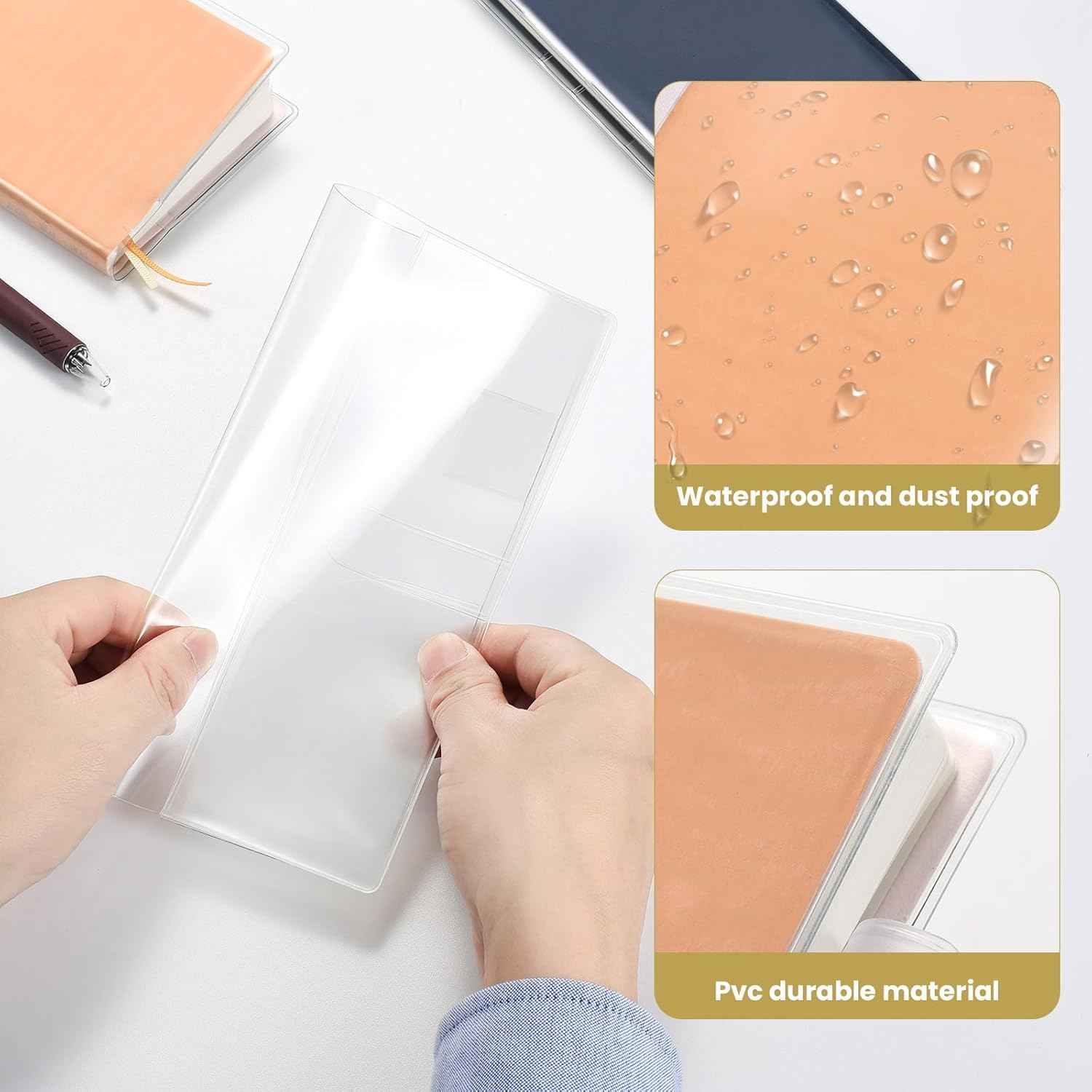 PVC Clear Cover for Hobonichi Weeks Planner 3-Pack