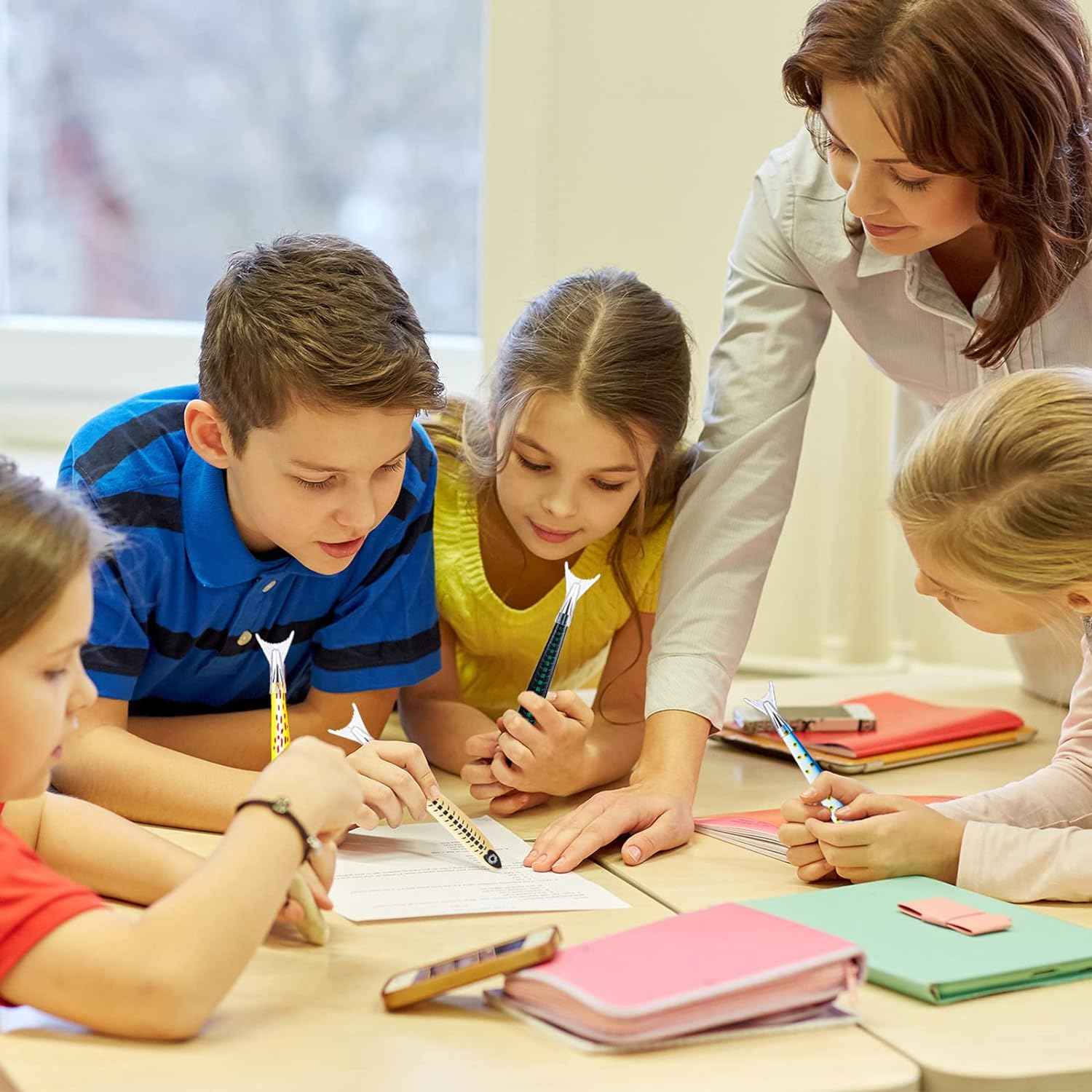 12pcs Cute Fish Ballpoint Pens for Fish Pen Decoration Party - TTpen