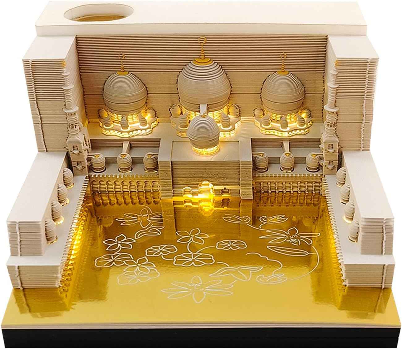 Masjid Art Paper Notepad 3D Memo Pads with Light - TTpen
